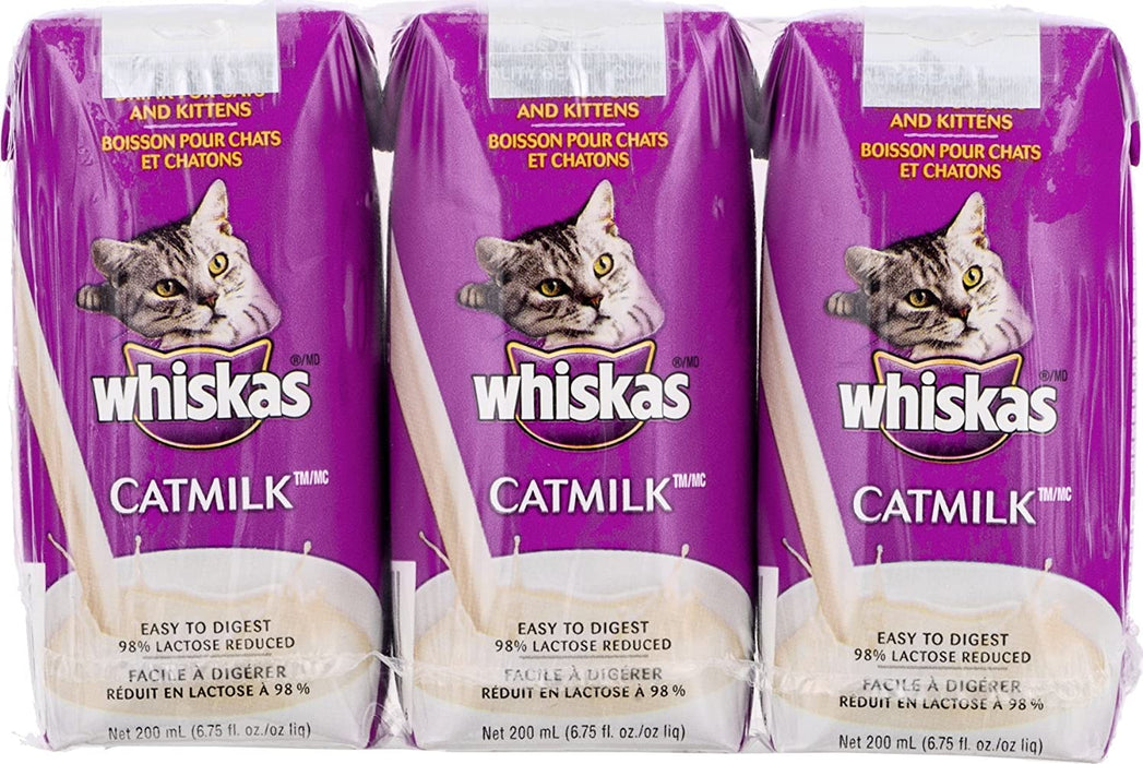 Whiskas Catmilk for Cats and Kittens - 6.75 fl oz. - 3ct
