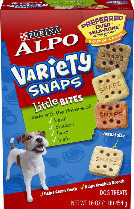 Purina ALPO Variety Snaps Little Bites Adult Dog Treats