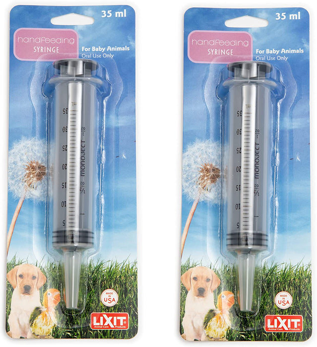 Lixit Hand Feeding Syringes for Puppies, Kittens, Rabbits and Other Baby Animals.