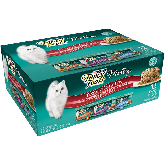 Fancy Feast Elegant Medley Tuscany Collection Cat Food (Case of 2)