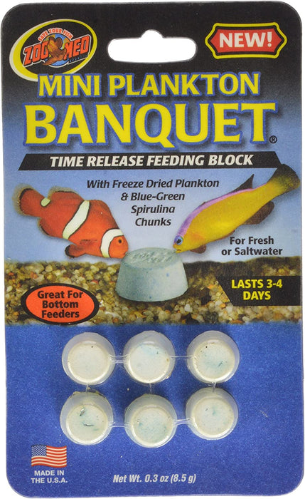 Zoo Med Laboratories AZMBB5 Plankton Banquet Block Feeder Mini